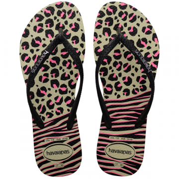  HAVAIANAS SLIM ANIMALS MIX Black grey