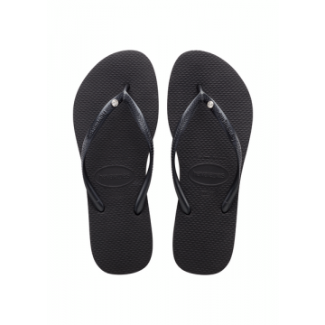  HAVAIANAS SLIM CRYSTAL SW II Black