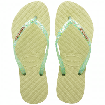  HAVAIANAS SLIM GLITTER FLOURISH Green garden