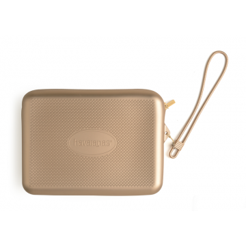  HAVAIANAS BEACH NECESSAIRE METALLIC BAG Champagne