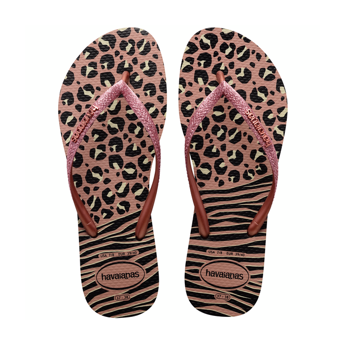  HAVAIANAS SLIM ANIMALS MIX Black gold