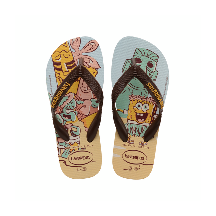  HAVAIANAS KIDS TOP SPONGE BOB Golden